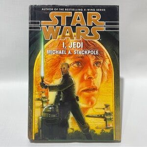 1998 STAR WARS I, Jedi Hardcover Book Novel Michael J. Stackpole